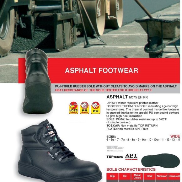 New Men\'s COFRA NEW ASPHALT safety boots W width main image 5
